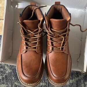 Club Room Tan Leather Boots